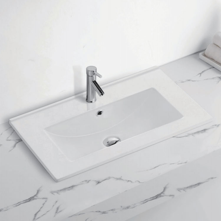 Quais são os materiais comuns para pias de banheiro?