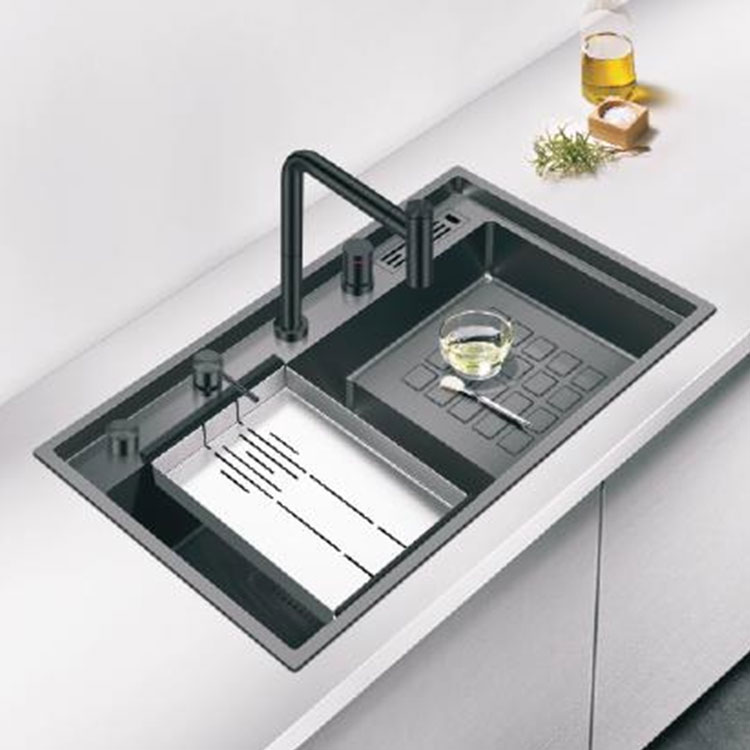 Pias de cozinha de tigela dupla